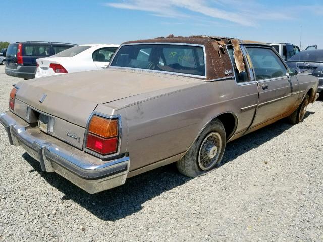 1G3AY37Y4EX413161 - 1984 OLDSMOBILE DELTA 88 R SILVER photo 4