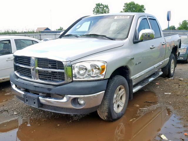 1D7HU18268J217017 - 2008 DODGE RAM 1500 S SILVER photo 2