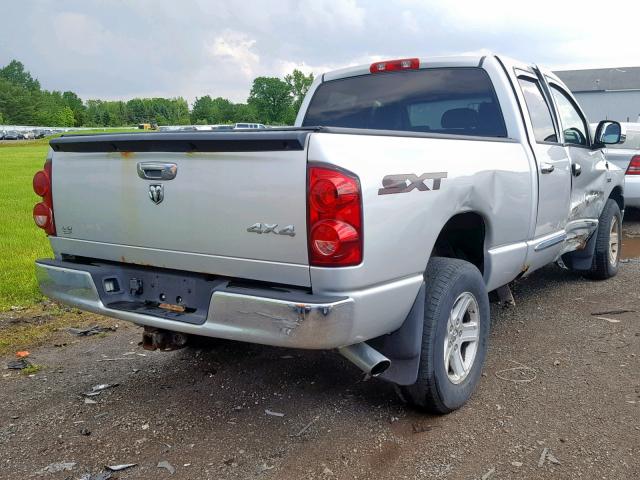 1D7HU18268J217017 - 2008 DODGE RAM 1500 S SILVER photo 4