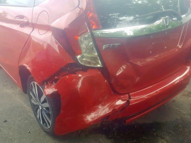 3HGGK5H84JM729408 - 2018 HONDA FIT EX RED photo 9