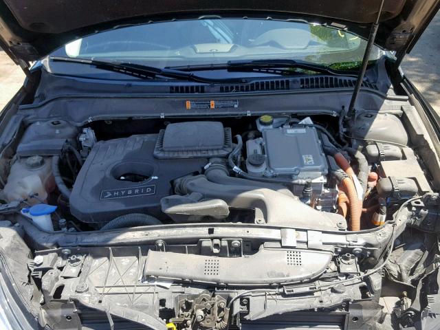 3LN6L2LU2FR622325 - 2015 LINCOLN MKZ HYBRID BLACK photo 7