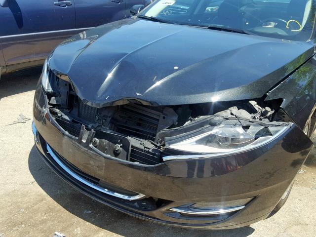 3LN6L2LU2FR622325 - 2015 LINCOLN MKZ HYBRID BLACK photo 9