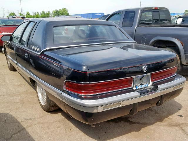 1G4BT52P7TR414038 - 1996 BUICK ROADMASTER BLACK photo 3