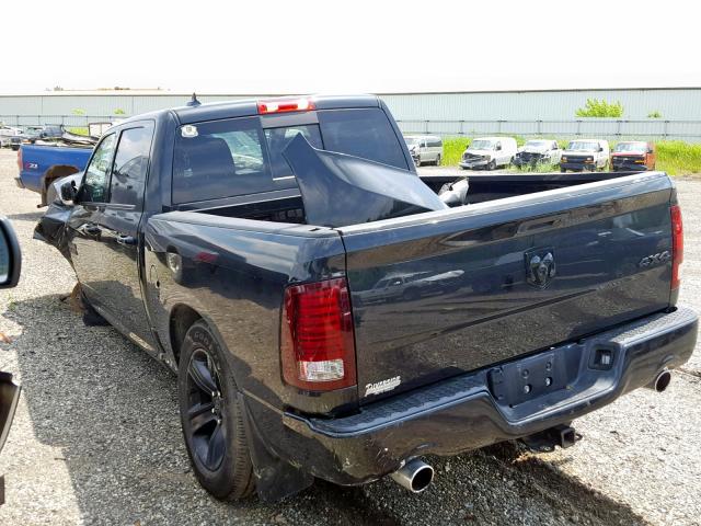 1C6RR7MT1HS512299 - 2017 RAM 1500 SPORT BLACK photo 3