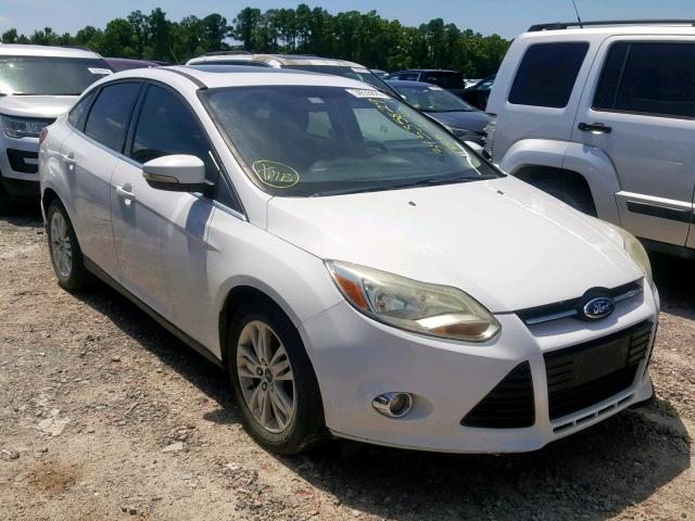 1FAHP3H28CL184554 - 2012 FORD FOCUS SEL WHITE photo 1