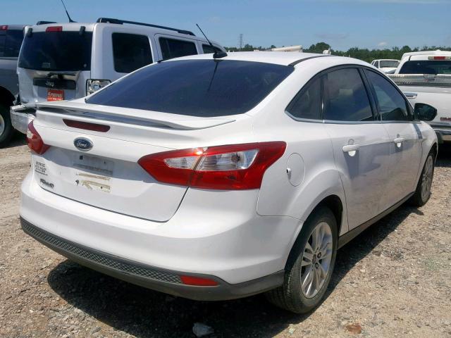 1FAHP3H28CL184554 - 2012 FORD FOCUS SEL WHITE photo 4