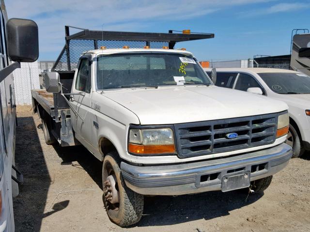 1FDLF47F9SEA37711 - 1995 FORD F SUPER DU WHITE photo 1