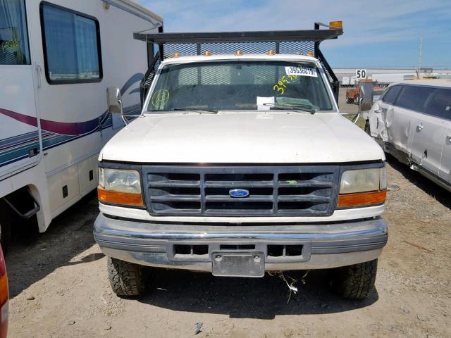 1FDLF47F9SEA37711 - 1995 FORD F SUPER DU WHITE photo 9