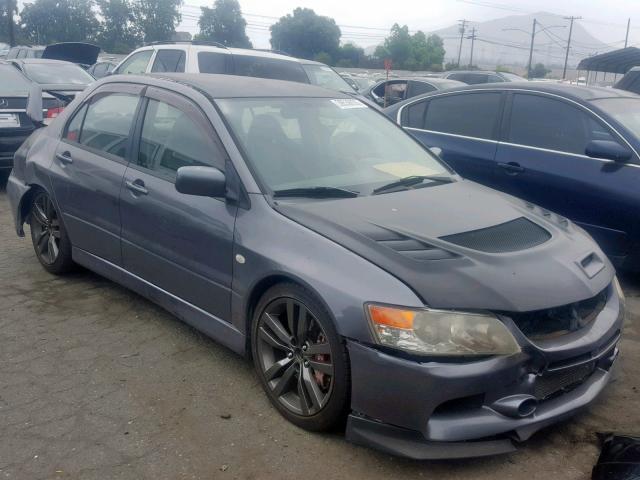 JA3AH86C96U063546 - 2006 MITSUBISHI LANCER EVO GRAY photo 1