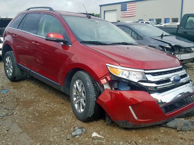 2FMDK3KC2DBE24364 - 2013 FORD EDGE LIMIT RED photo 1