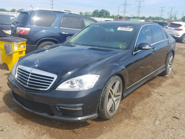 WDDNG71X89A263453 - 2009 MERCEDES-BENZ S 550 BLACK photo 2