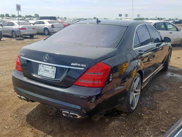 WDDNG71X89A263453 - 2009 MERCEDES-BENZ S 550 BLACK photo 4