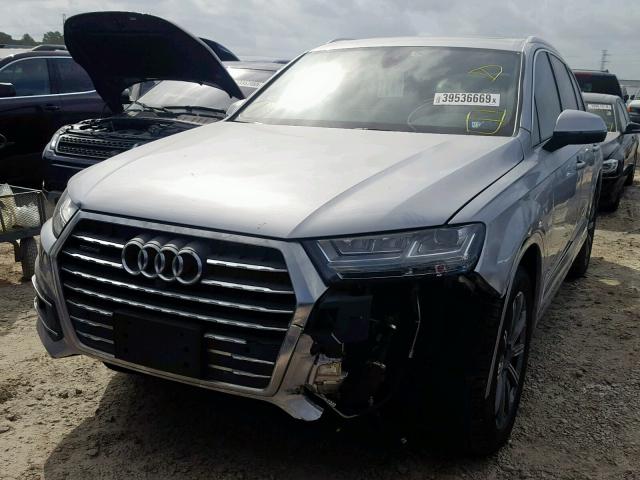 WA1LHAF72JD018763 - 2018 AUDI Q7 PREMIUM SILVER photo 2