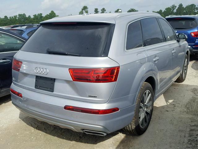 WA1LHAF72JD018763 - 2018 AUDI Q7 PREMIUM SILVER photo 4