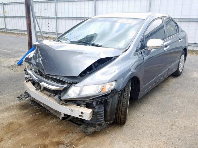 19XFA1F32AE025649 - 2010 HONDA CIVIC VP GRAY photo 2