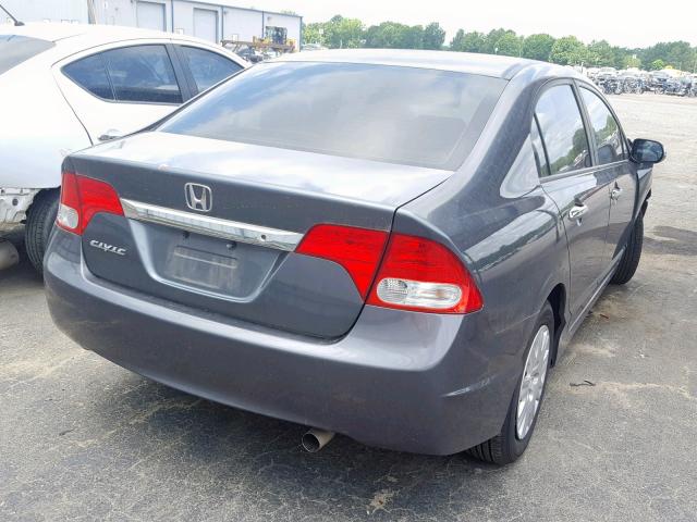 19XFA1F32AE025649 - 2010 HONDA CIVIC VP GRAY photo 4