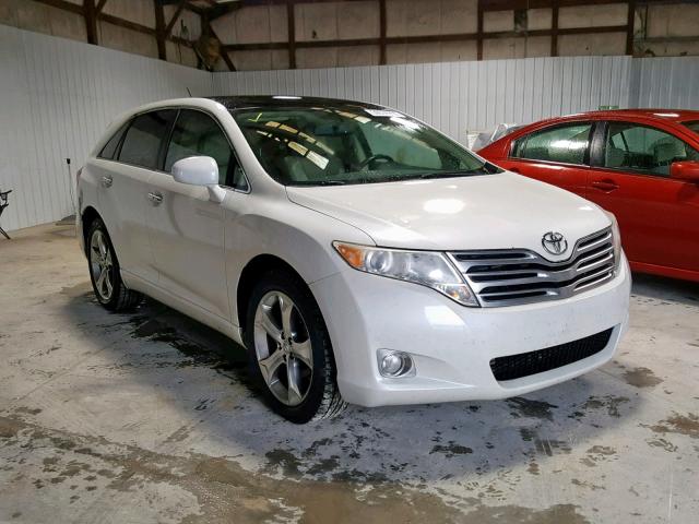 4T3ZK3BBXAU022859 - 2010 TOYOTA VENZA WHITE photo 1