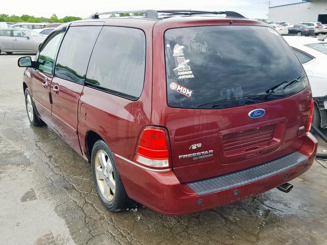 2FMDA52226BA11675 - 2006 FORD FREESTAR S MAROON photo 3