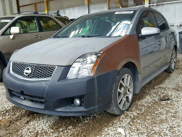 3N1BB61E68L650551 - 2008 NISSAN SENTRA SE- GRAY photo 2