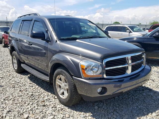 1D4HB48D54F151496 - 2004 DODGE DURANGO SL GRAY photo 1