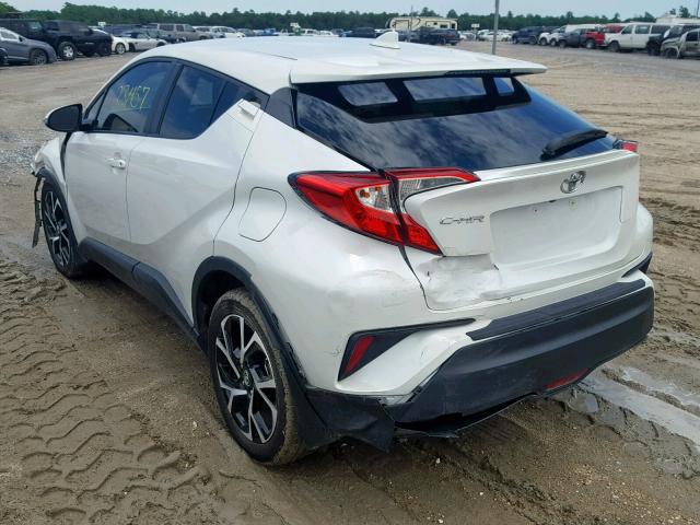 NMTKHMBX0JR041941 - 2018 TOYOTA C-HR XLE WHITE photo 3