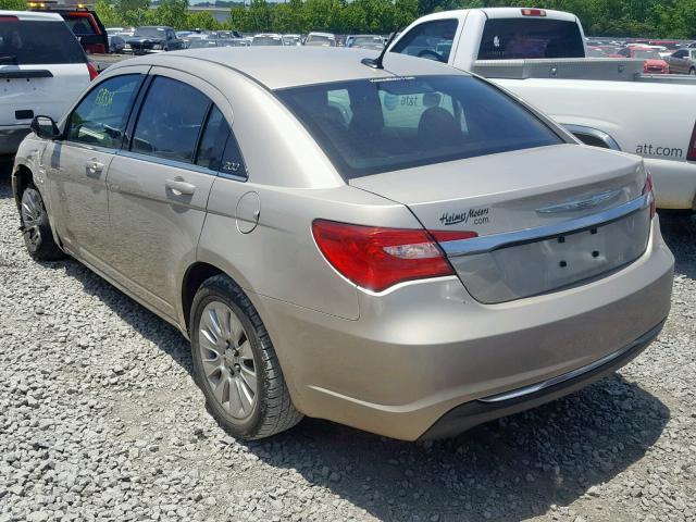 1C3CCBAB7EN204910 - 2014 CHRYSLER 200 LX TAN photo 3