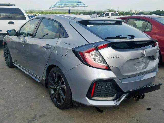 SHHFK7H92HU233826 - 2017 HONDA CIVIC SPOR GRAY photo 3