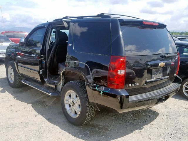 1GNFK13047R370810 - 2007 CHEVROLET TAHOE K150 BLACK photo 3