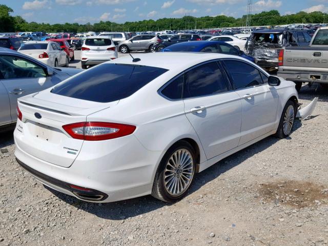 3FA6P0K96GR319257 - 2016 FORD FUSION TIT WHITE photo 4