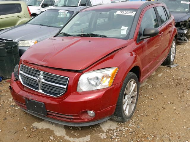 1B3CB5HA5AD611123 - 2010 DODGE CALIBER HE RED photo 2