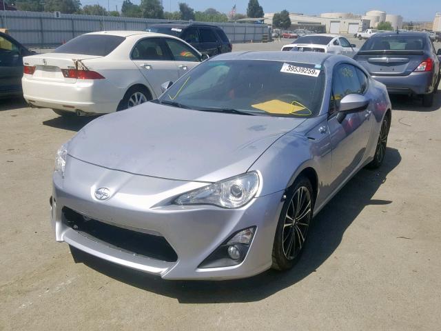 JF1ZNAA19F9704312 - 2015 TOYOTA SCION FR-S SILVER photo 2