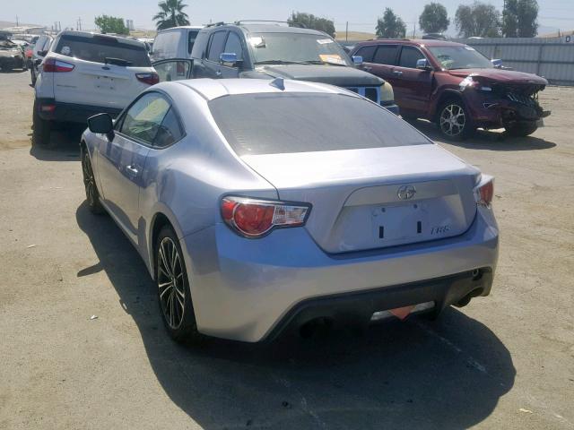 JF1ZNAA19F9704312 - 2015 TOYOTA SCION FR-S SILVER photo 3