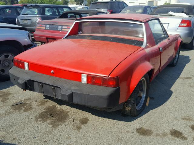 4752907894 - 1975 PORSCHE 914 RED photo 4