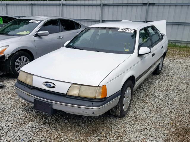 1FABP52U1HG175836 - 1987 FORD TAURUS GL WHITE photo 2