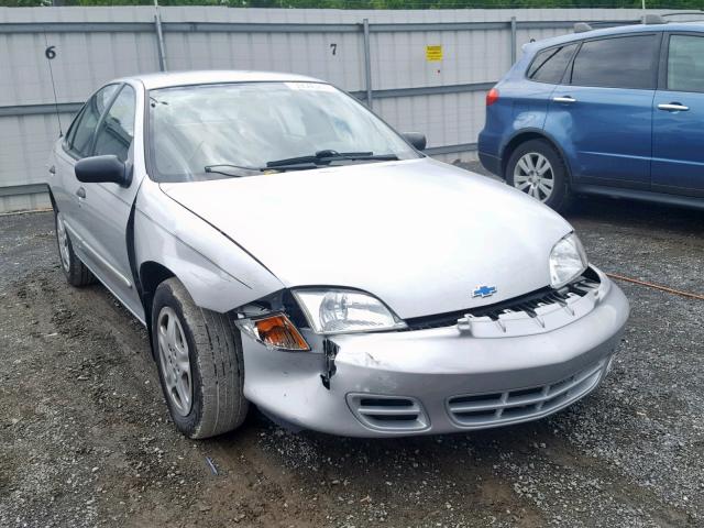 1G1JF524727207133 - 2002 CHEVROLET CAVALIER L SILVER photo 1