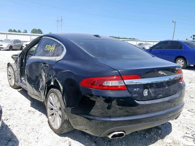 SAJWA05BX9HR26813 - 2009 JAGUAR XF LUXURY BLACK photo 3