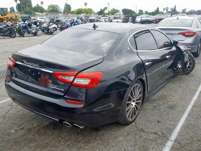 ZAM56RPA1G1173114 - 2016 MASERATI QUATTROPOR BLACK photo 4