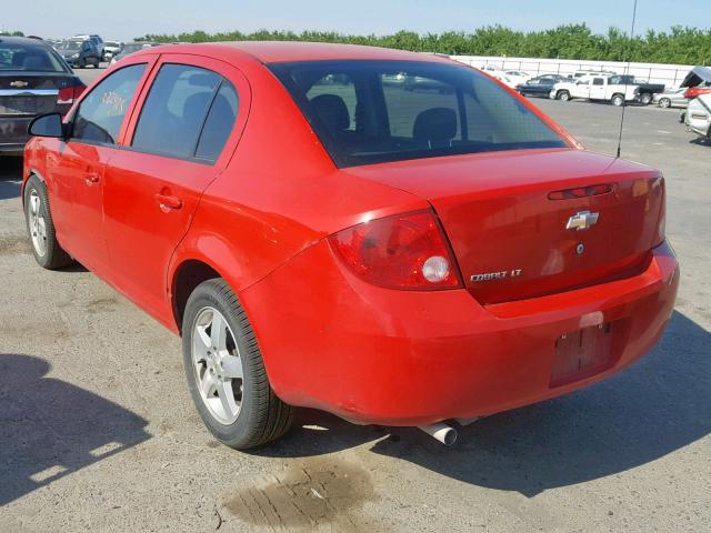 1G1AF5F52A7111606 - 2010 CHEVROLET COBALT 2LT RED photo 3