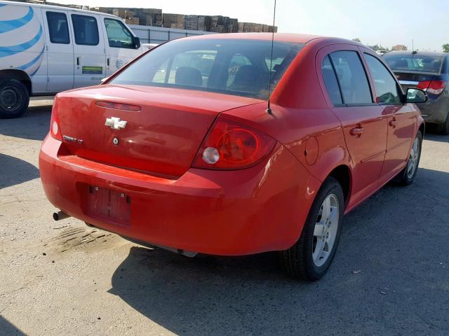 1G1AF5F52A7111606 - 2010 CHEVROLET COBALT 2LT RED photo 4