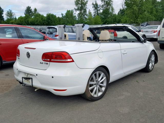 WVWBW8AH0GV000071 - 2016 VOLKSWAGEN EOS KOMFOR WHITE photo 4