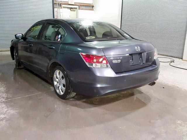 1HGCP26758A095560 - 2008 HONDA ACCORD EX GRAY photo 3