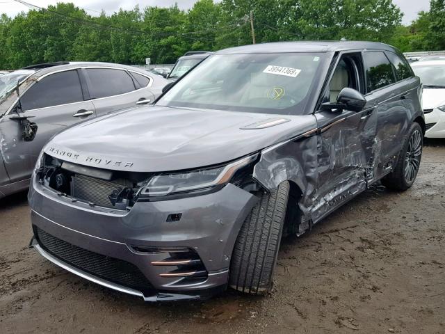 SALYM2RV7JA707439 - 2018 LAND ROVER RANGE ROVE GRAY photo 2