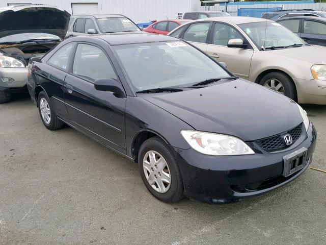 1HGEM22115L047461 - 2005 HONDA CIVIC DX V BLACK photo 1