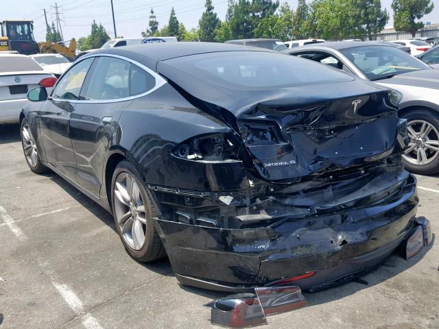 5YJSA1E20GF120382 - 2016 TESLA MODEL S أسود صورة 3