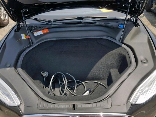 5YJSA1E20GF120382 - 2016 TESLA MODEL S أسود صورة 7