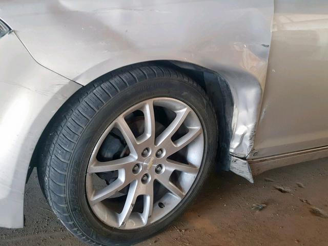 1G1ZK57739F257612 - 2009 CHEVROLET MALIBU LTZ ოქროსფერი ფოტო 9