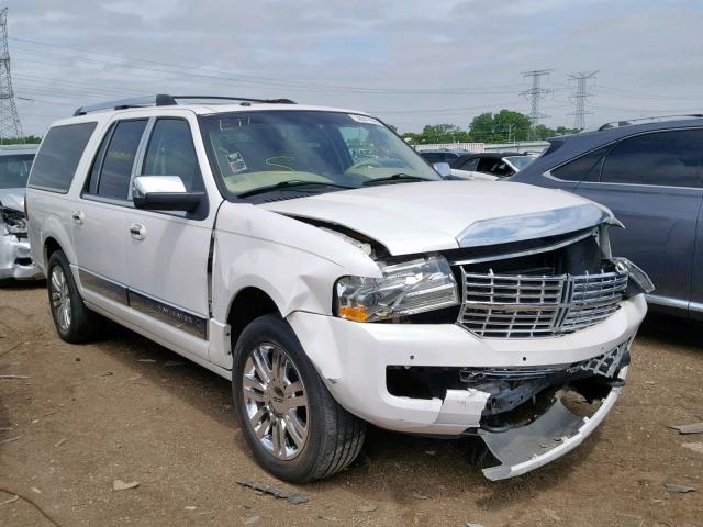 5LMJJ3J53AEJ02001 - 2010 LINCOLN NAVIGATOR WHITE photo 1