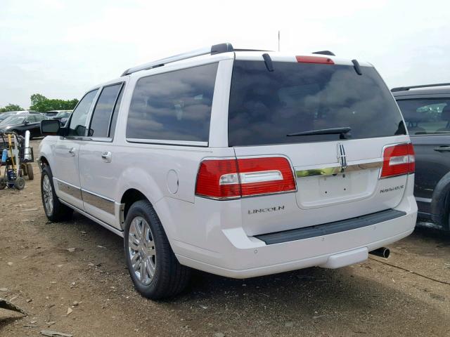 5LMJJ3J53AEJ02001 - 2010 LINCOLN NAVIGATOR WHITE photo 3