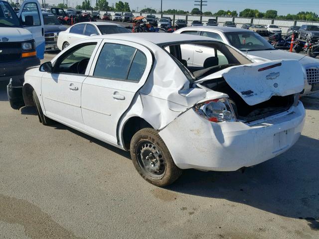 1G1AT58H397241048 - 2009 CHEVROLET COBALT LT WHITE photo 3