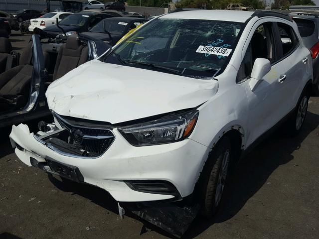 KL4CJASB5HB195067 - 2017 BUICK ENCORE PRE WHITE photo 2